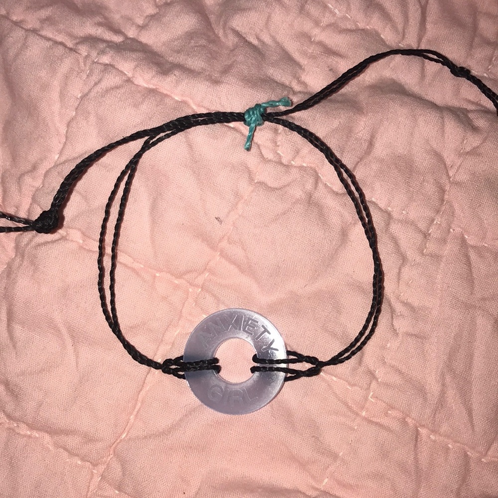 anxiety girl bracelet